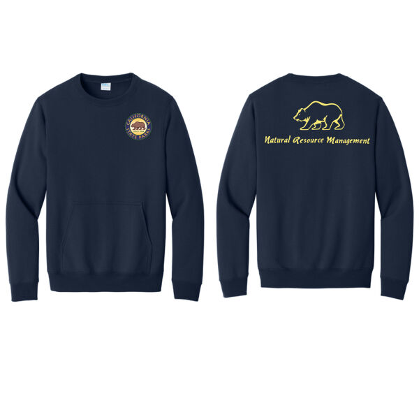 Cal State Park Oceano District Crewneck Sweatshirt with Pocket Thumbnail
