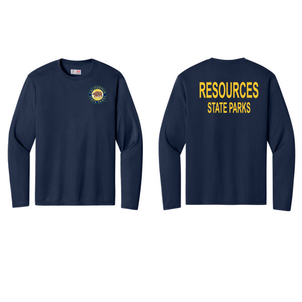Cal State Park Oceano District L/S Performance Tee - Unisex Thumbnail