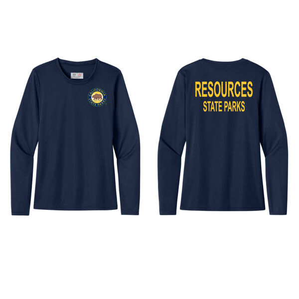 Cal State Park Oceano District L/S Performance Tee - Ladies Thumbnail