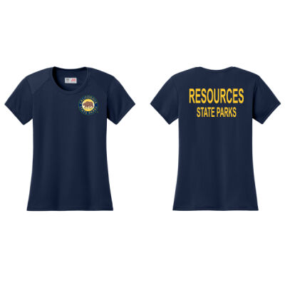 Cal State Park Channel Coast District Performance Tee - Ladies Thumbnail